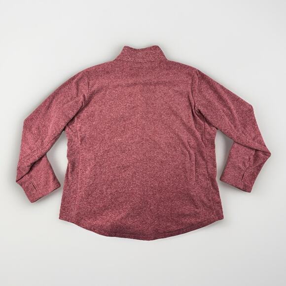 Duluth Trading Co Full Zip Fleece Jacket Women's 2XL Maroon Cozy Soft Outdoor - Picture 7 of 10